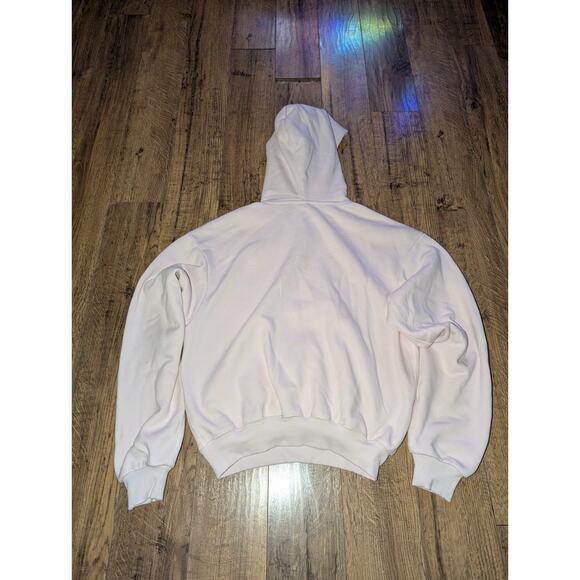 SKIMS Cotton Fleece Classic Pullover Hoodie Barely Pink Size Small - Picture 6 of 8